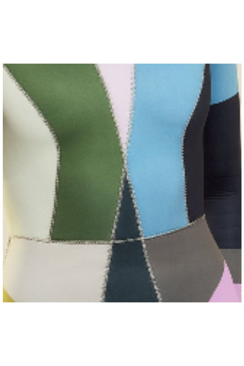 Colorblock Wetsuit, Alternate, color, Dark Multi