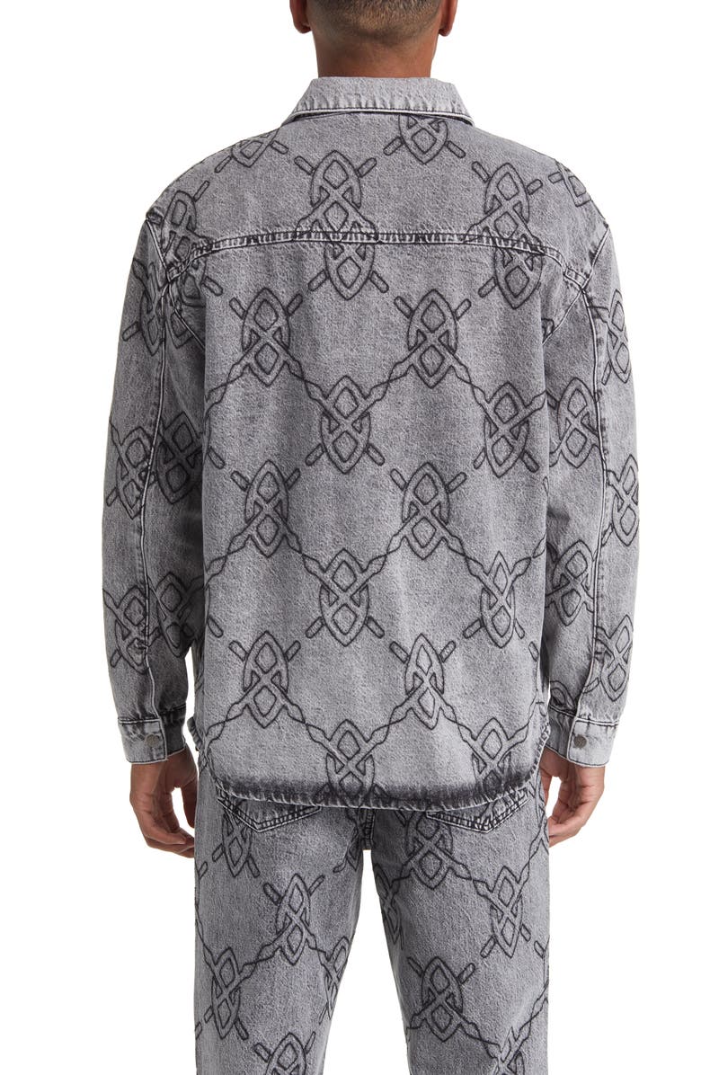 DAILY PAPER Rahul Denim Button-Up Shirt Jacket, Alternate, color,