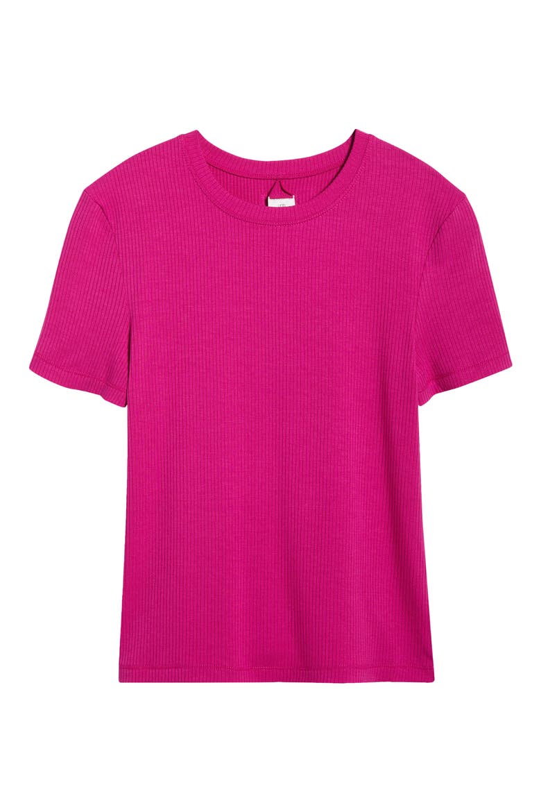 Miriam Rib Baby T-Shirt, Alternate, color, CHRMP