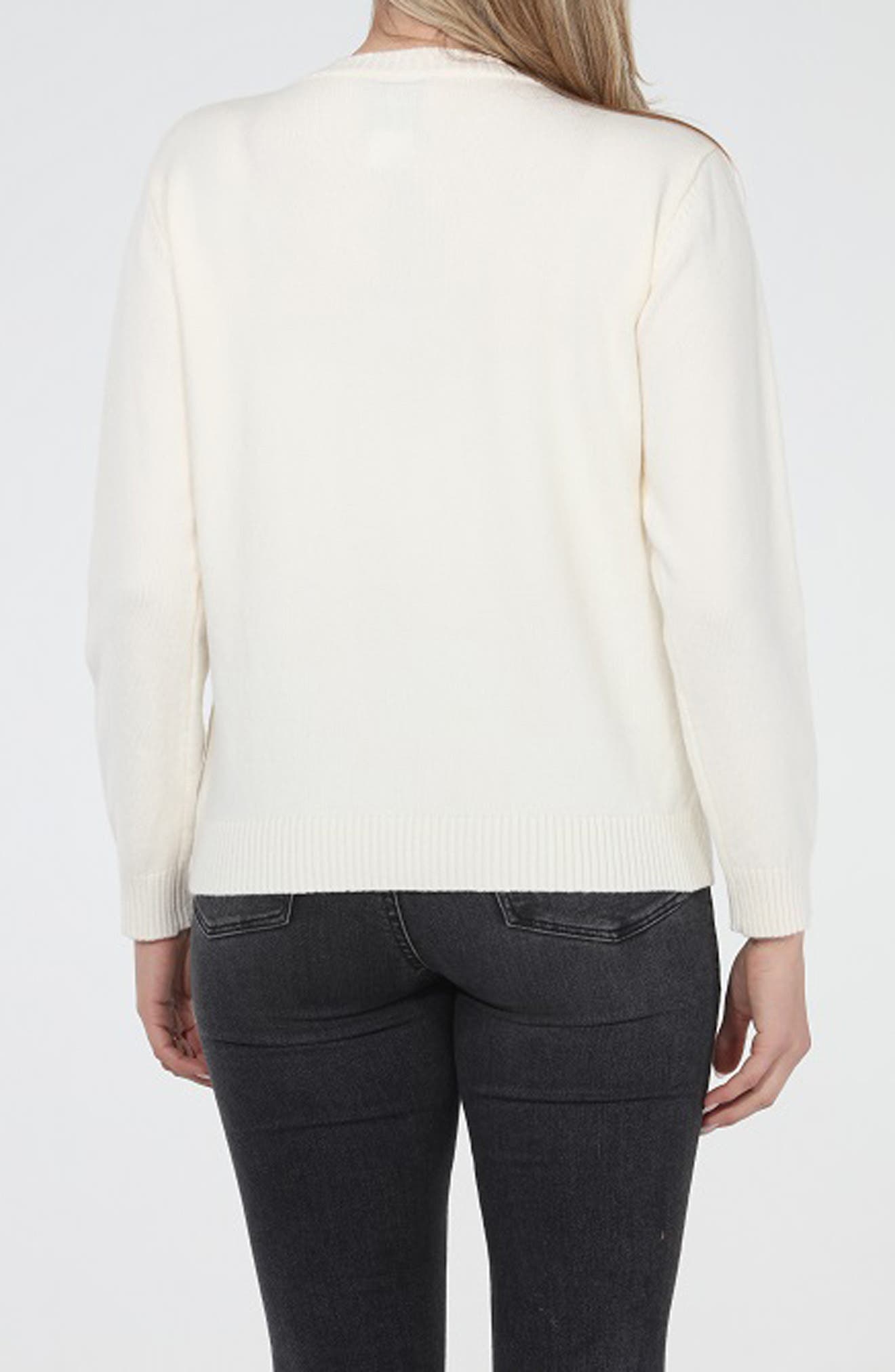 RAIN AND ROSE Floral String Sweater (Women) | Nordstromrack