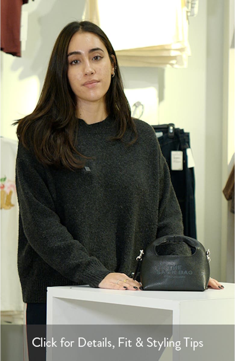 The Micro Crossbody Sack Bag, sales video thumbnail