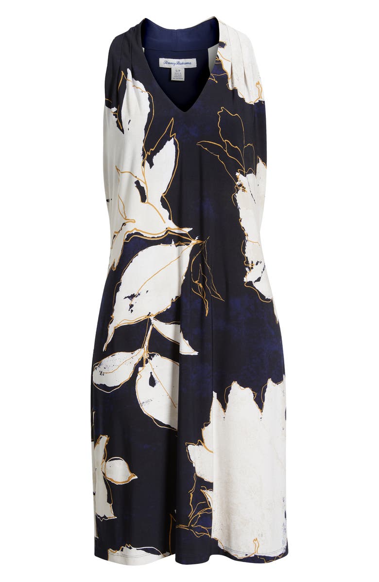 Tommy Bahama Sanded Petals Sleeveless Dress, Main, color, Coastline