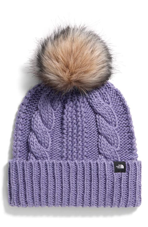 Kids Oh Mega Beanie with Faux Fur Pom