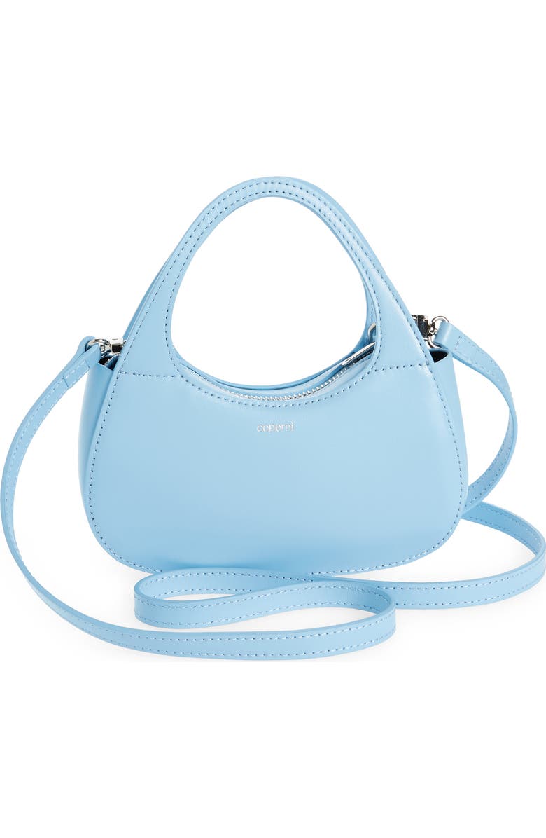 Coperni Micro Swipe Baguette Leather Top Handle Bag, Alternate, color,