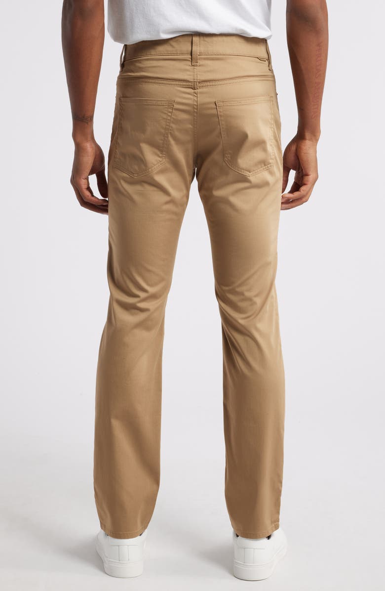 BOSS Delaware Stretch Five Pocket Straight Leg Pants, Alternate, color, Open Beige