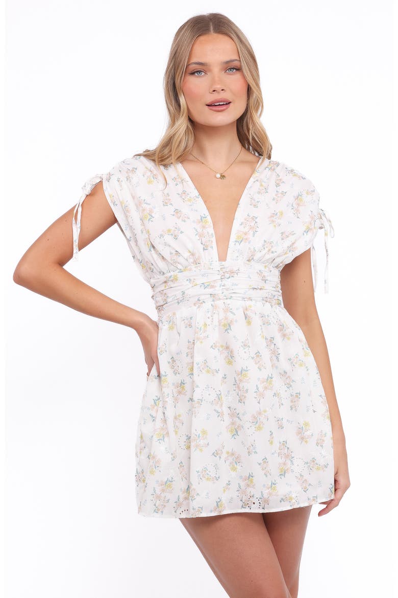 Wendi Ruffle Minidress, Alternate, color, FLORAL