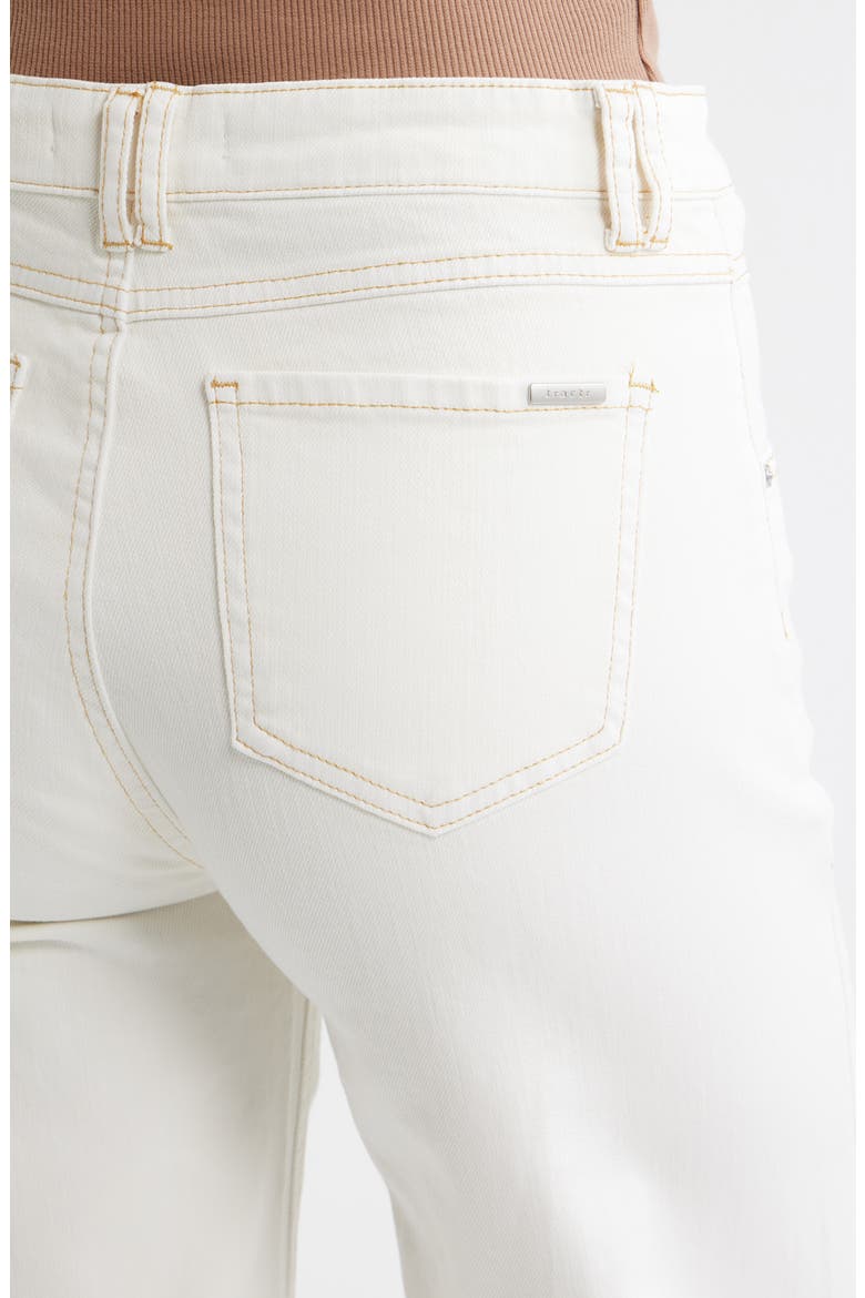 Seam Detail Wide Leg Jeans, Alternate, color, ECRU