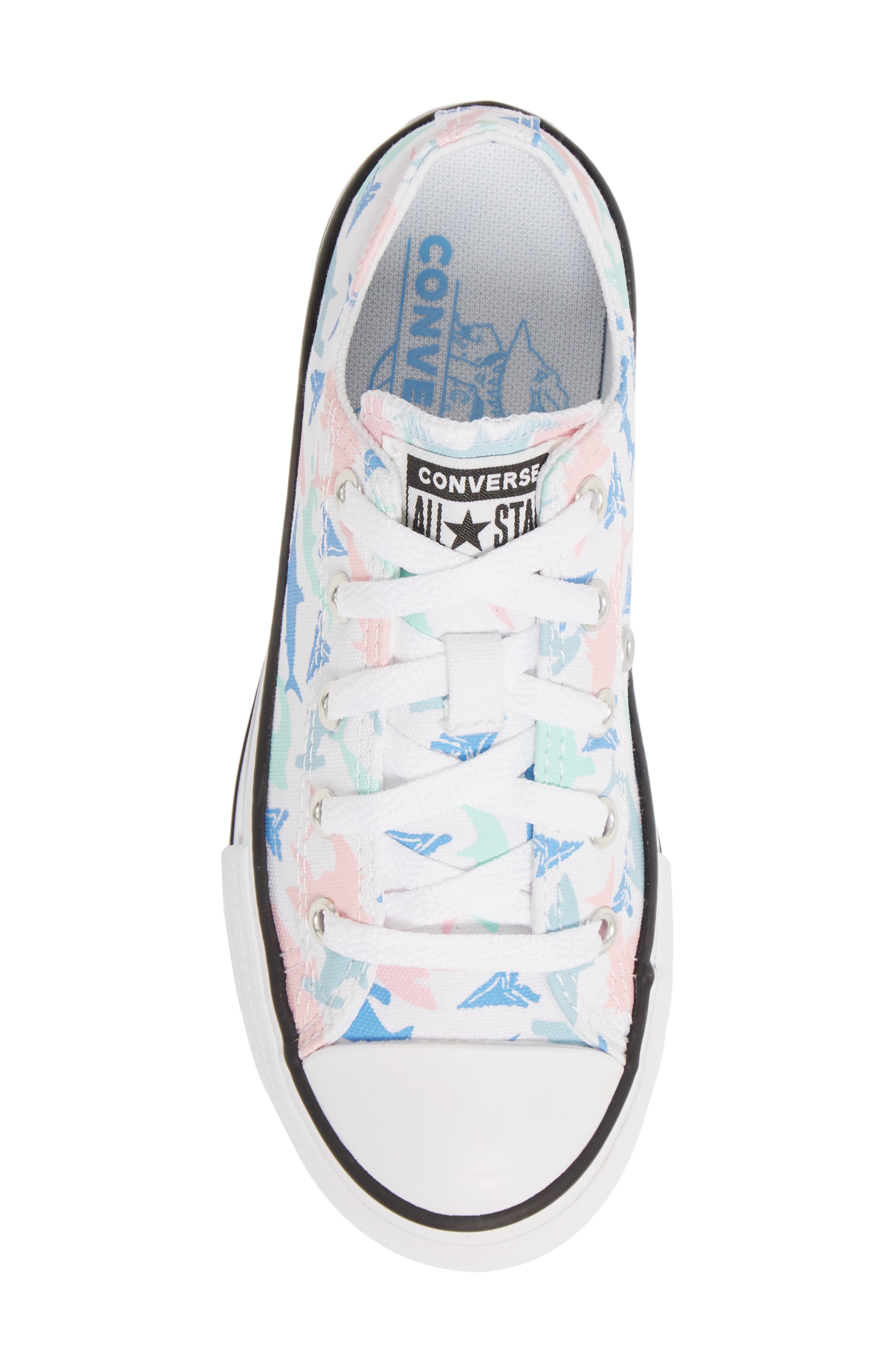 Converse Chuck Taylor<sup>®</sup> All Star<sup>®</sup> Shark Low Top Sneaker, Alternate, color, 