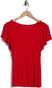 AG Sisley Flutter Sleeve T-Shirt