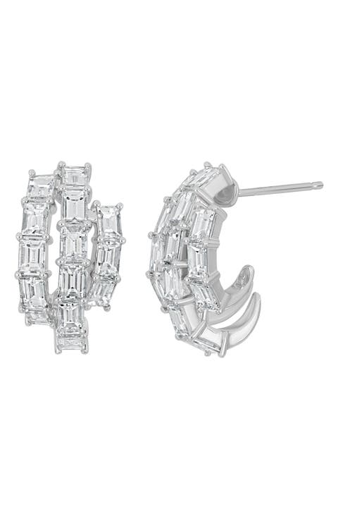 Gatsby Diamond Hoop Earrings (Online Trunk Show)