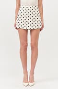 MAUDE CLUB Jones Polka Dot Mini Skort