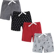 Hudson Baby Boys' 4-Piece Everyday Shorts Collection