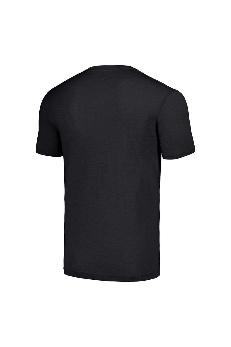 Unisex Homage Charcoal Las Vegas Raiders The NFL ASL Collection by Love Sign Tri-Blend T-Shirt, Alternate, color, Charcoal