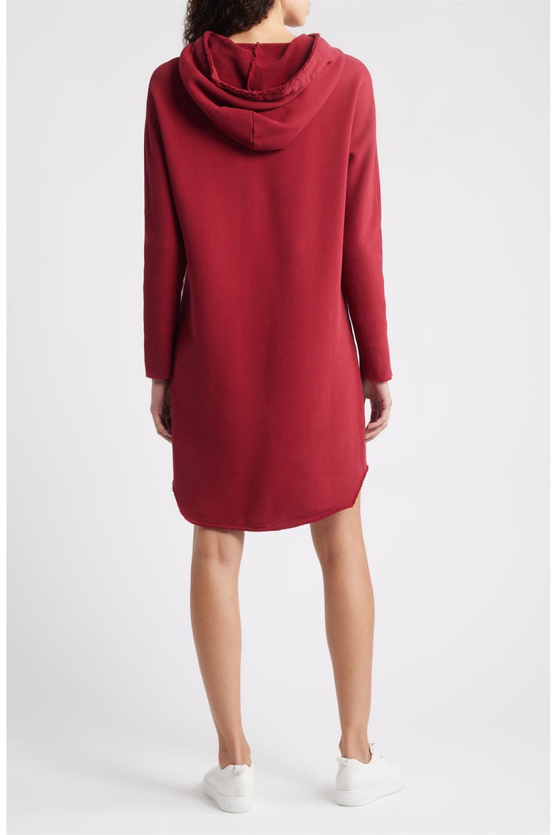 Mini James Hoodie Dress, Alternate, color, GARNET