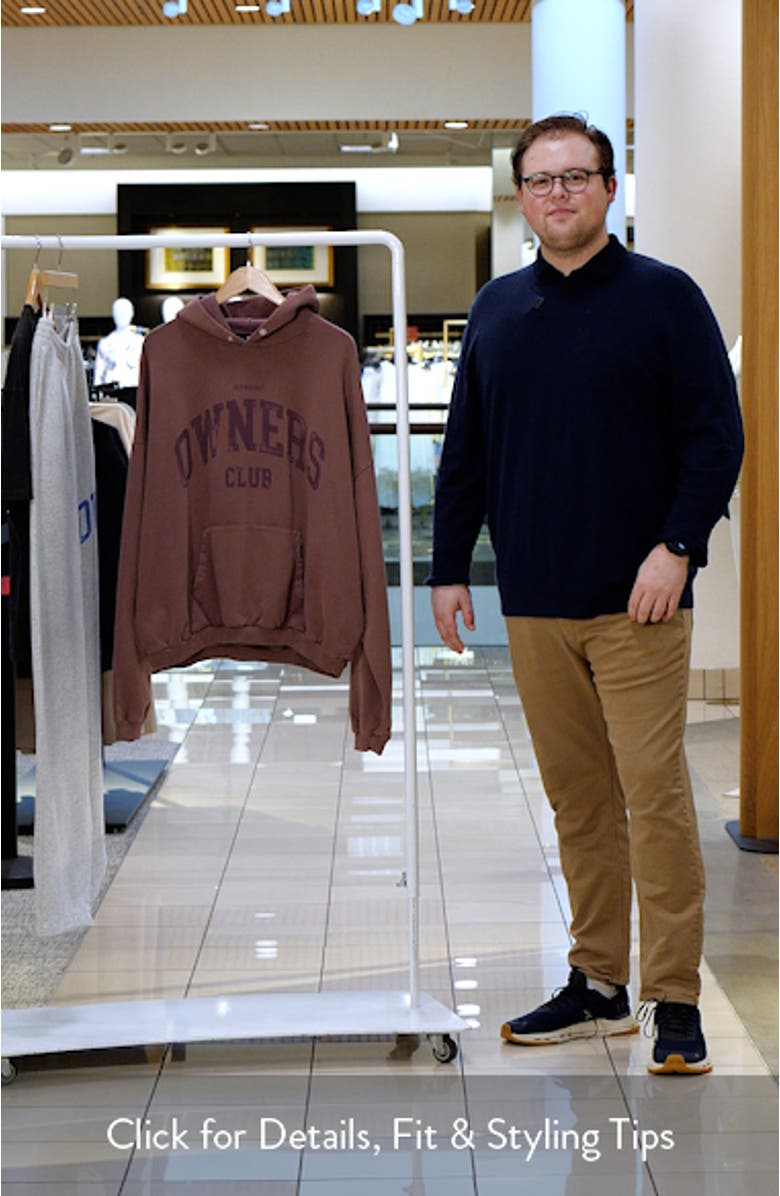 Owners' Club Cotton Graphic Hoodie, sales video thumbnail