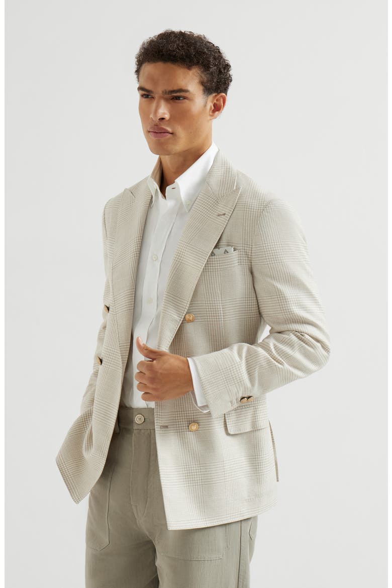 Prince of Wales deconstructed blazer, Alternate, color, Yuta