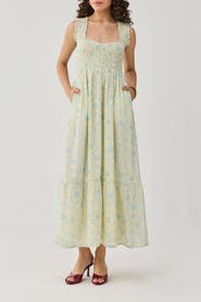 Reistor Smocked Maxi Dress
