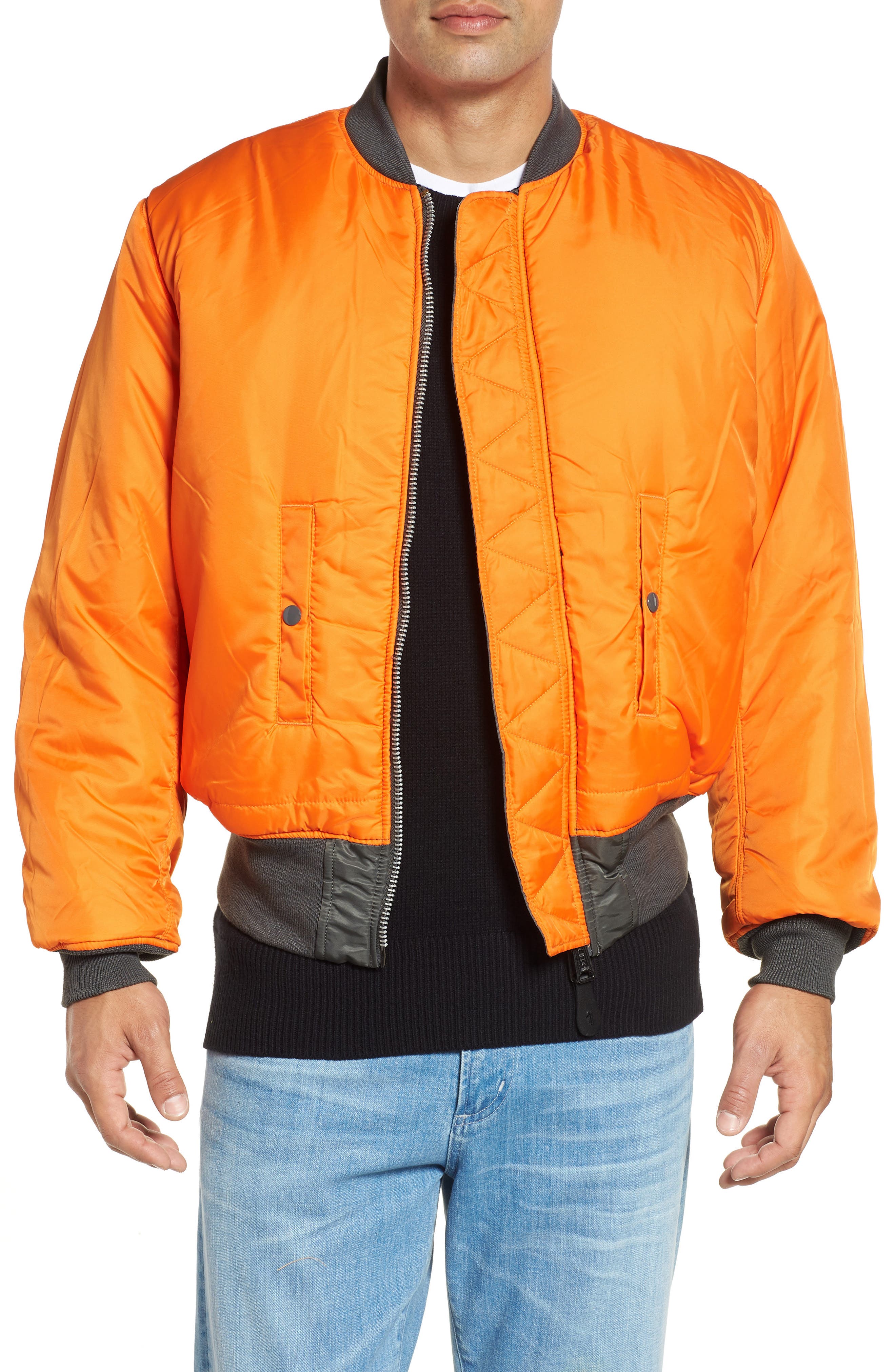 Alpha Industries MA-1 Reversible Bomber Jacket (Men) | Nordstrom Alpha Industries MA-1 Reversible Bomber Jacket (Men) | Nordstrom
