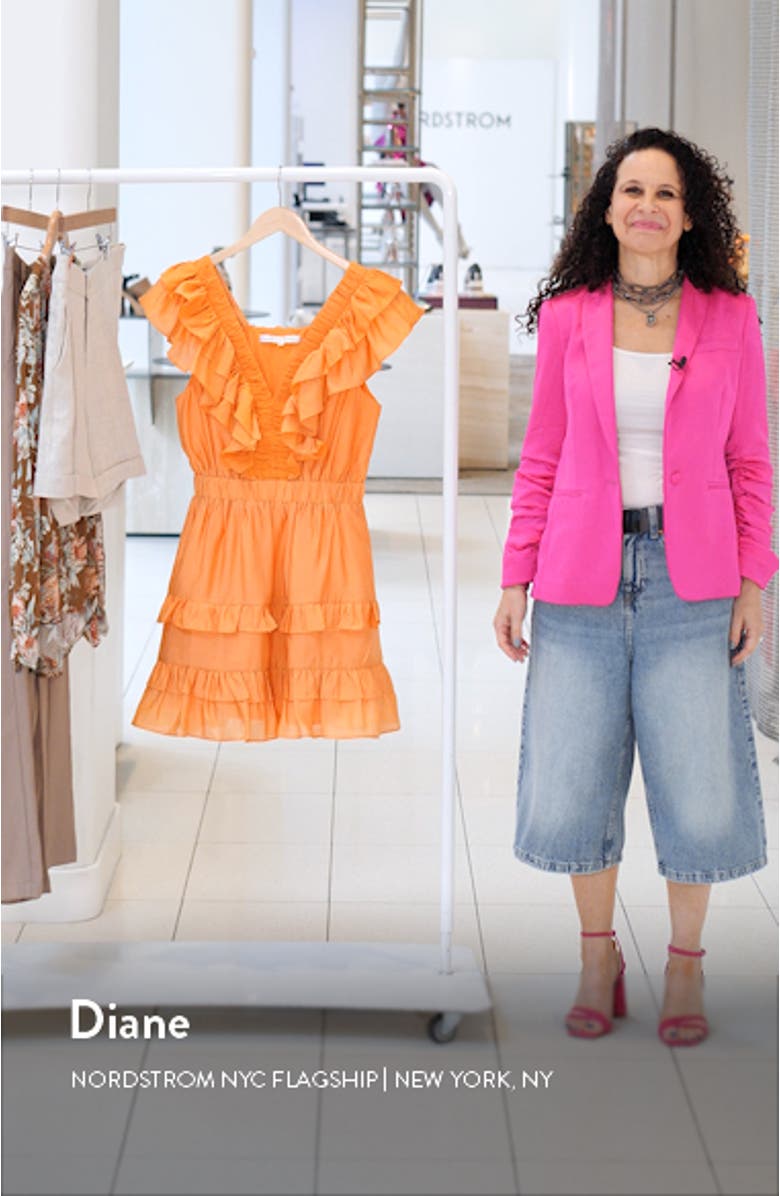 Ruffle Trim Minidress, sales video thumbnail