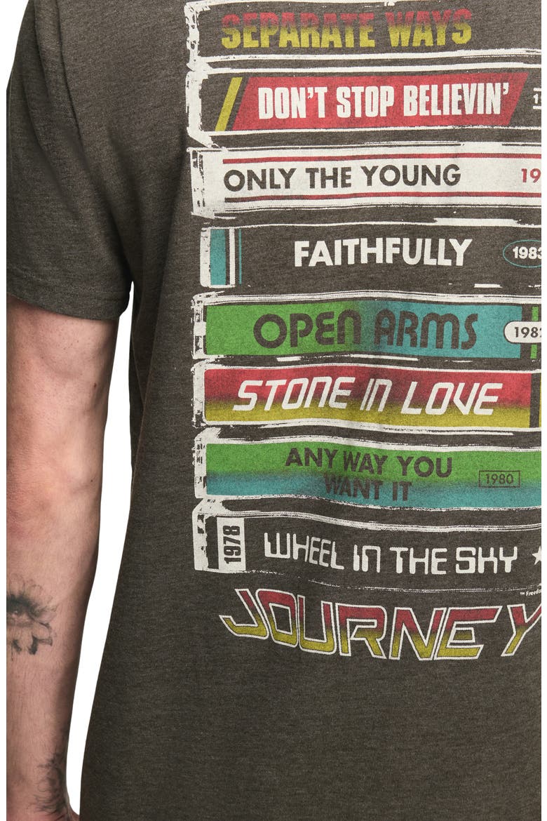 Journey Tapes Graphic T-Shirt, Alternate, color, BELUGA