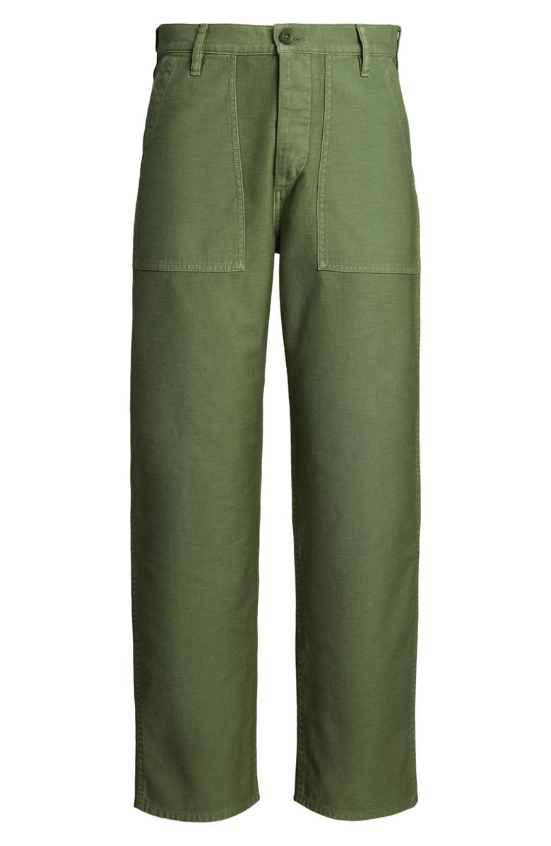 Polo Ralph Lauren Ricky Cotton Sateen Utility Pants, Alternate, color, Olive