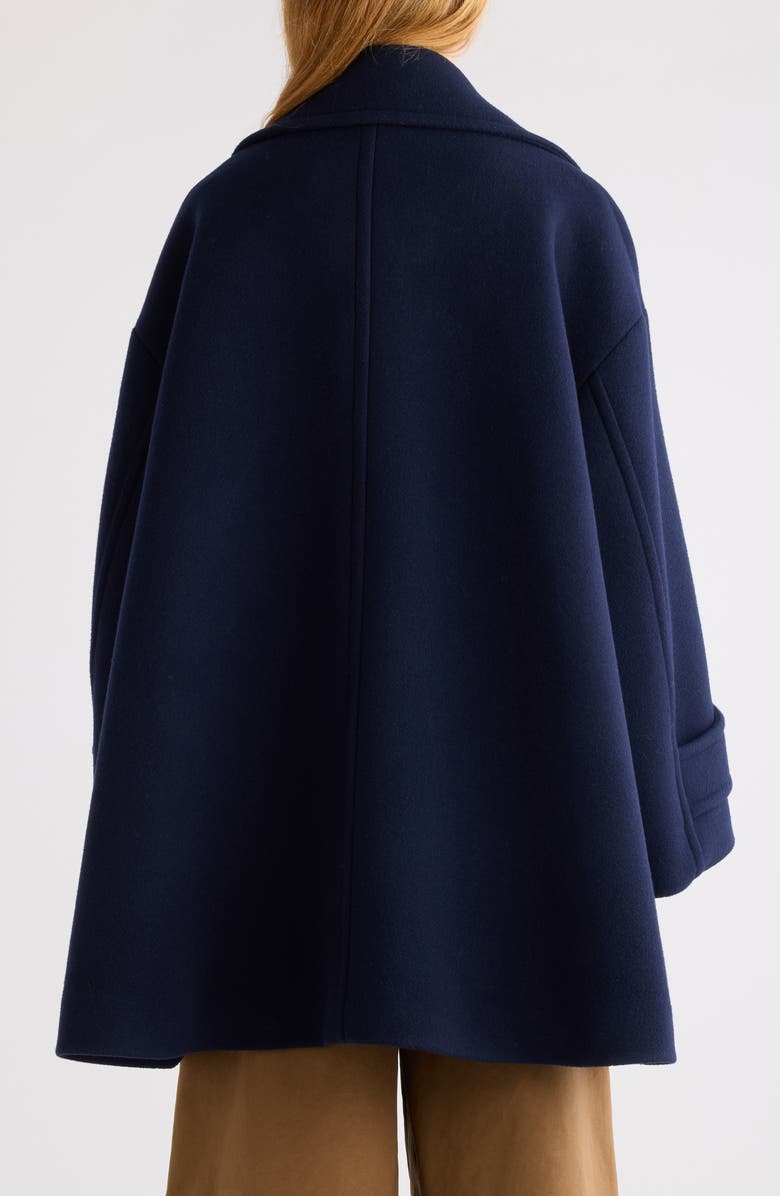 Chloé Iconic Soft Wool Blend Coat, Alternate, color, Evening Blue