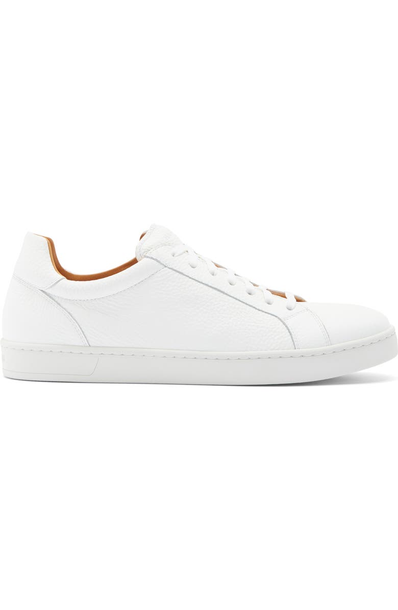 Magnanni Elonso Low Top Sneaker, Alternate, color, White Pebble