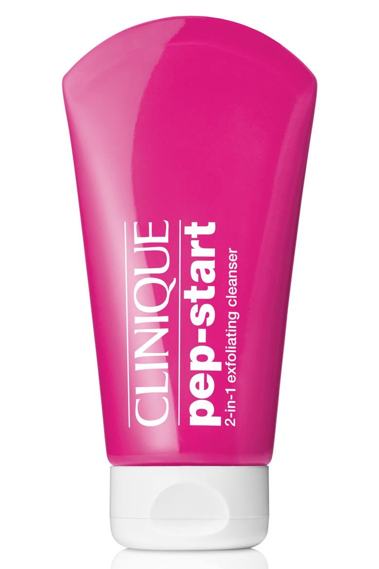 Pep-Start 2-in-1 Exfoliating Cleanser, Main, color, NO COLOR