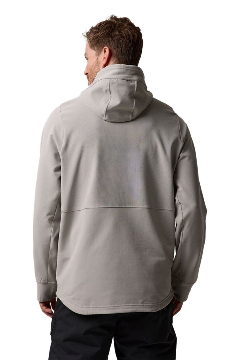 Destination Softshell Fleece Hoodie - Men's, Alternate, color, Goat Gray