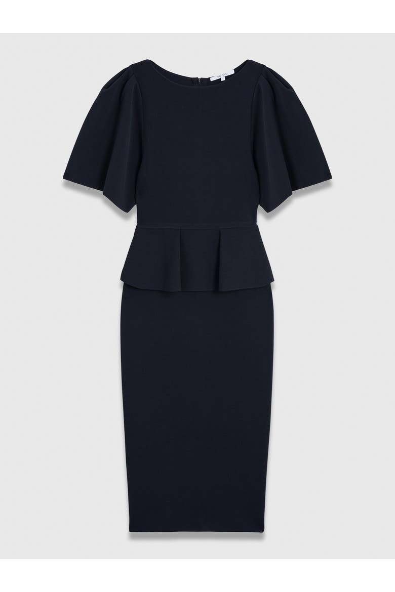 Nocara Sculpt Knit Dress, Alternate, color, Navy