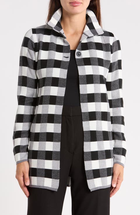 Plaid Cardigan