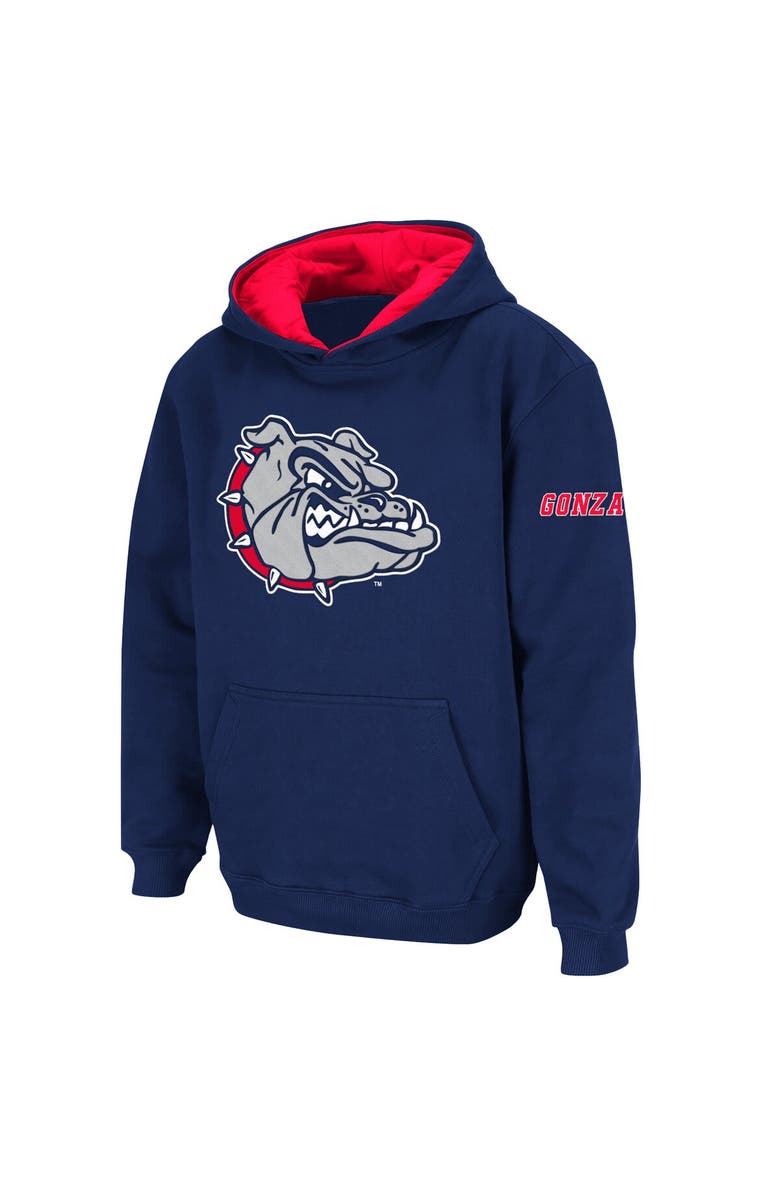 STADIUM ATHLETIC Youth Stadium Athletic Navy Gonzaga Bulldogs Big Logo Pullover Hoodie, Main, color, Navy