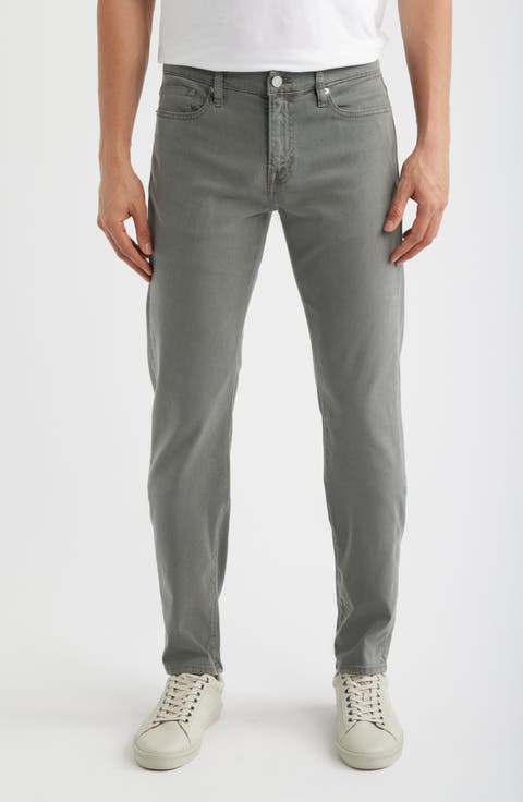 L'Homme Slim Fit Five-Pocket Twill Pants