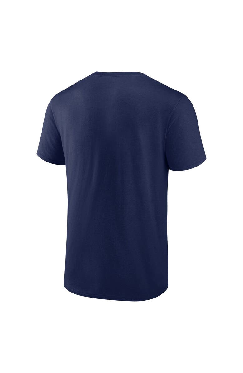 PROFILE Men's Navy Milwaukee Brewers Big & Tall Best Dad T-Shirt, Alternate, color, 