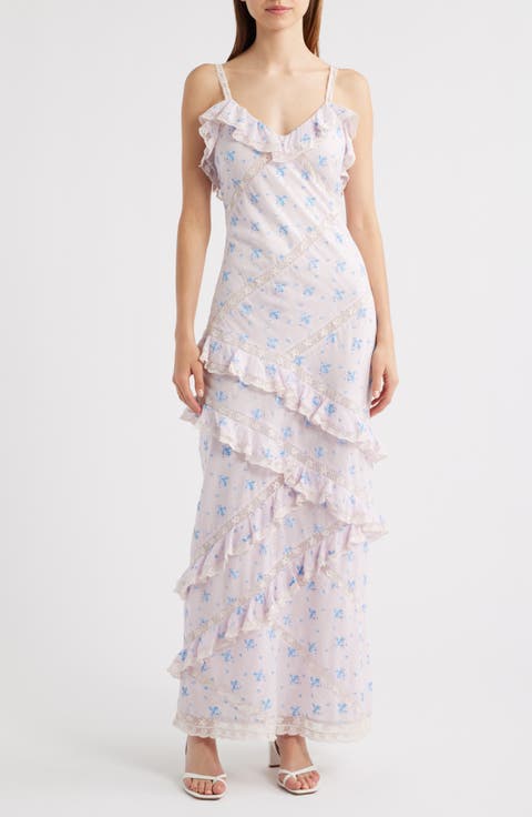 Nocelle Ruffle Sleeveless Dress