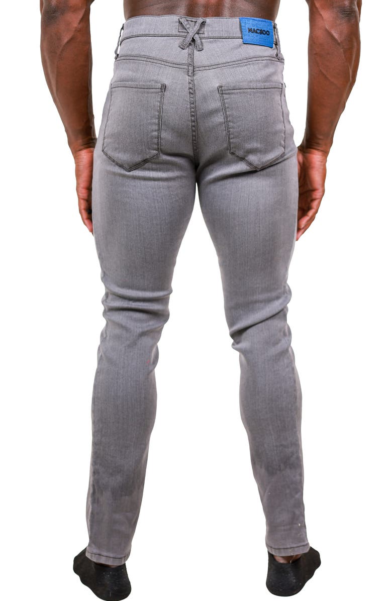 Maceoo Marthyr Stretch Skinny Jeans, Alternate, color, Grey