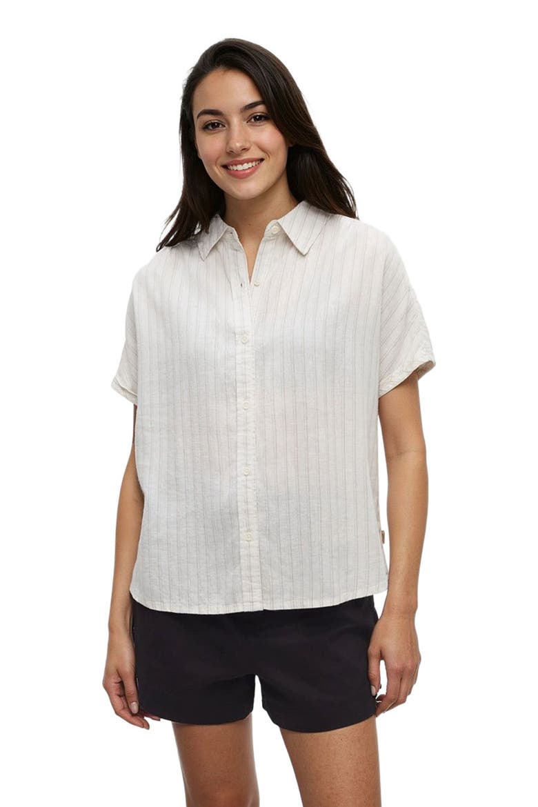 Magnolia Shirt, Alternate, color, Undyed/Double Stripe