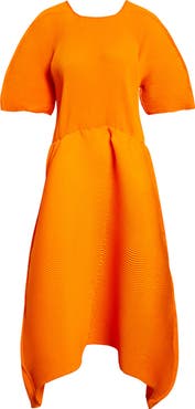 MELITTA BAUMEISTER Flowy Ripple Plissé Dress