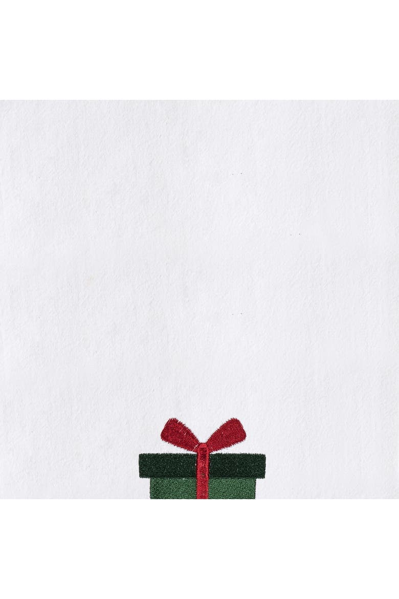 Cost Like Christmas Funny Phrases Embroidered Gift Towel, Alternate, color, Green