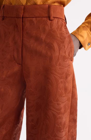 Dries Van Noten Paxy Matelassé Wide Leg Pants | Nordstrom