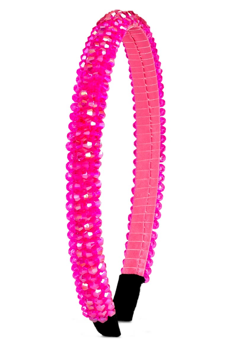 5-Pack Rhinestone Headbands, Alternate, color, PINK MULTI