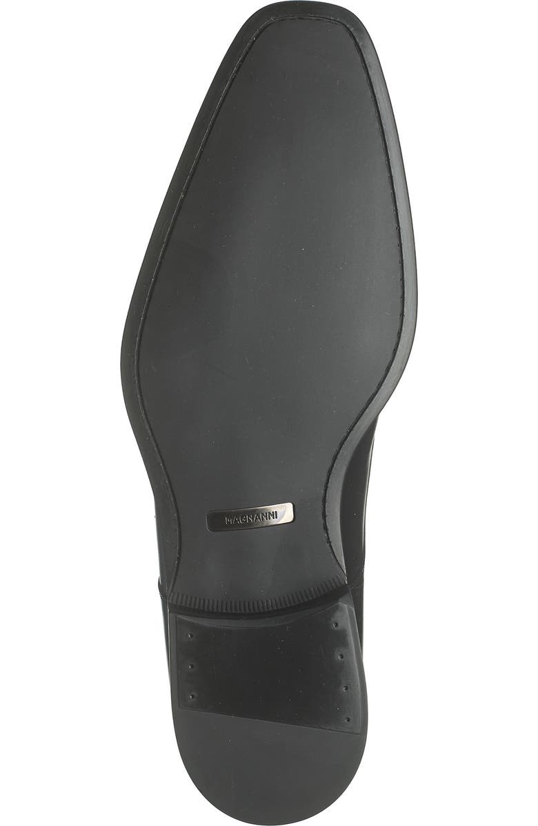 Magnanni Mallory Leather Monk Strap Dress Shoe, Alternate, color, Black