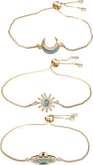EYE CANDY LOS ANGELES Celestial Set of 3 Bracelets