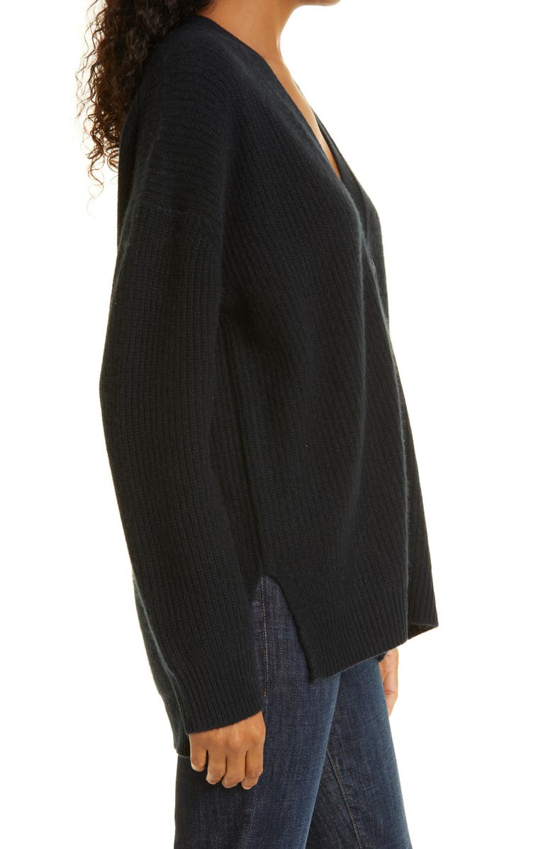 Nordstrom Signature V-Neck Cashmere Cardigan, Alternate, color,