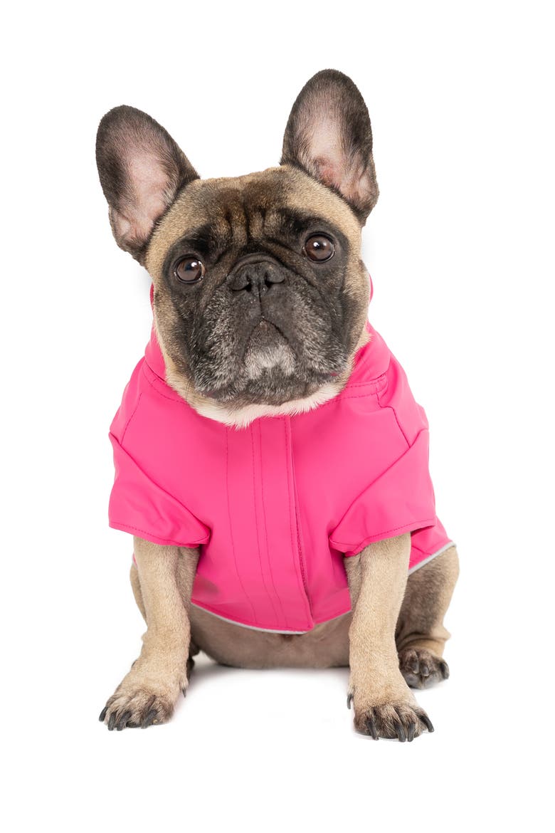 Torrential Tracker Water Resistant Dog Coat, Main, color, PINK
