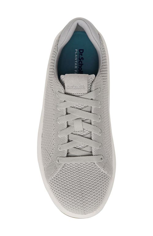 Shop Dr. Scholl's Feel Nice Plantar Faciitis Sneaker In Vapor Grey