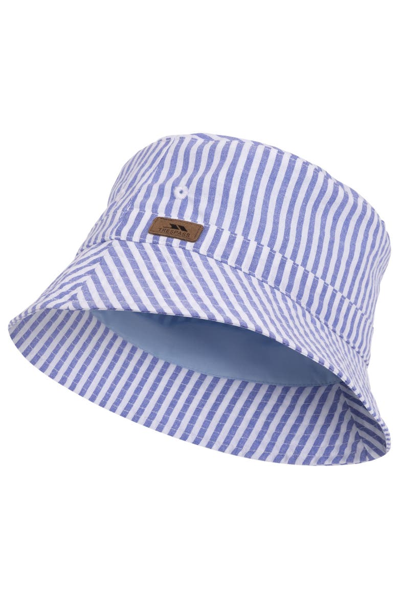 Childrens/Kids Berwick Striped Bucket Hat, Alternate, color, Blue Tone