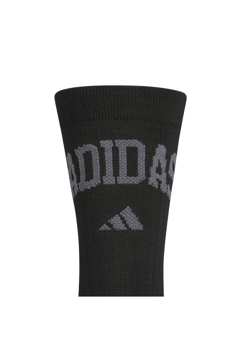 Foundation Sport 3-Pack Quarter Crew Socks, Alternate, color, BLACK/ WHITE/ COOL HEATHER