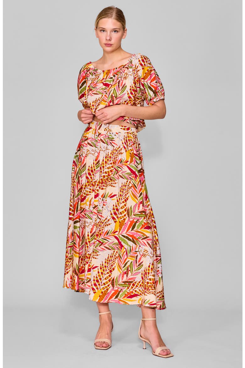Print Maxi Skirt, Alternate, color, MULTI