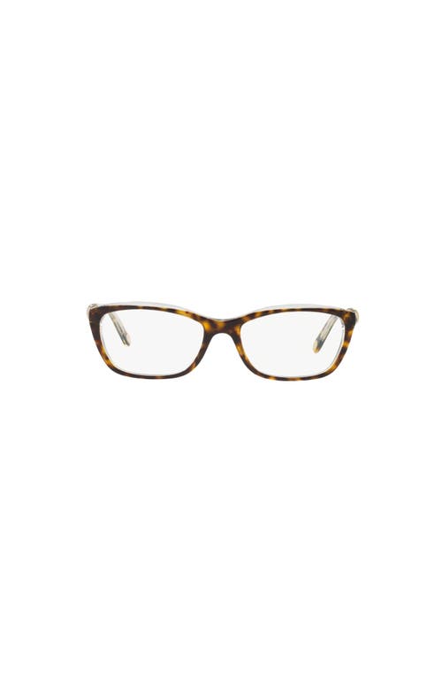 Tiffany & Co . 52mm Cat Eye Optical Glasses In Brown